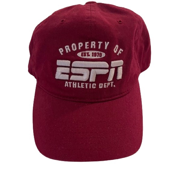 Property of ESPN Athletic Dept Men’s Embroidered Hat - Picture 1 of 4